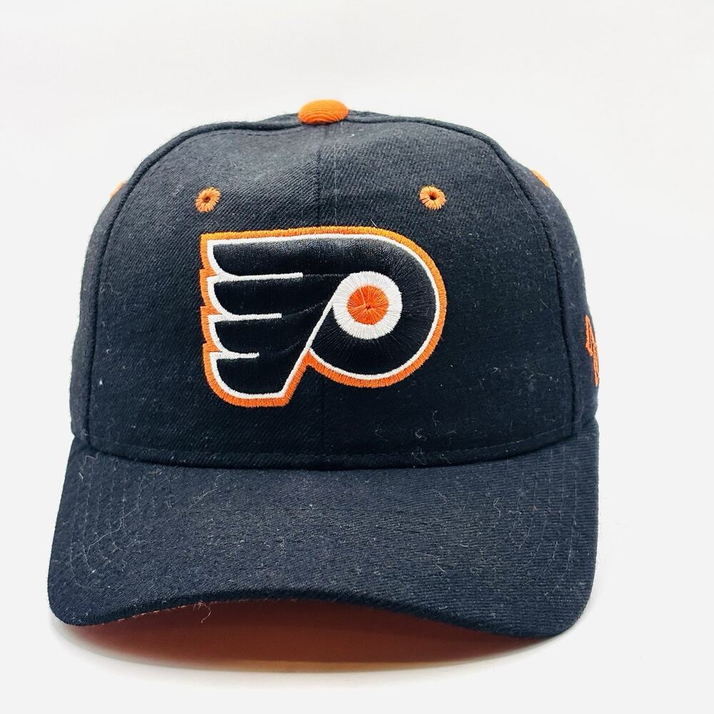 Vintage Philadelphia Flyers Hat Cap Fitted Size 6 7/8 Wool Zephyr 90s Y2K